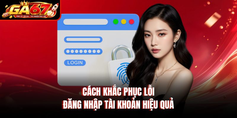 Cách khắc phục lỗi đăng nhập tài khoản hiệu quả