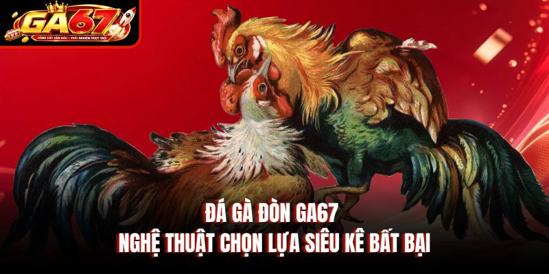Đá Gà Đòn GA67 – Nghệ Thuật Chọn Lựa Siêu Kê Bất Bại